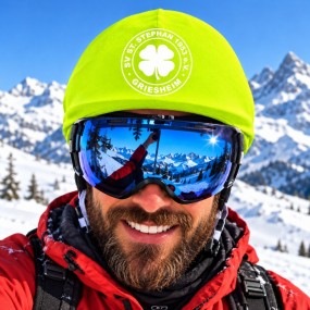 Custom Printed Helmet Covers for Skiing & Snow Sports