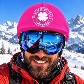 Branded ski helmet covers for businesses and promotional events