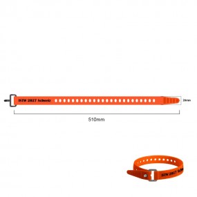 Custom Printed TPU Ski Straps with Aluminum Buckle