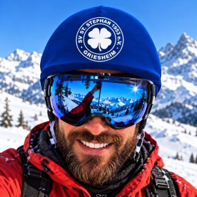 Promotional ski helmet covers for branded winter sports campaigns